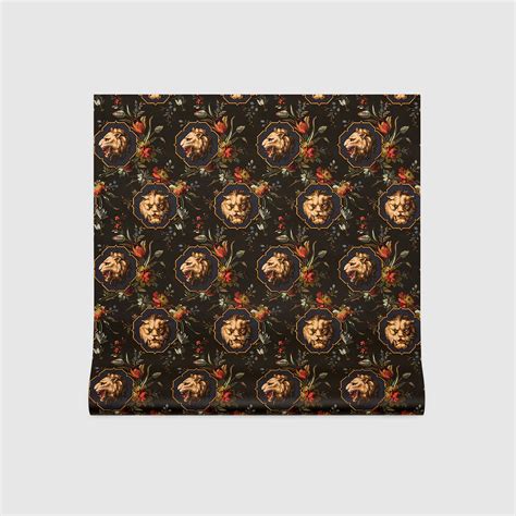 gucci wallpaper interior|gucci grotesque wallpaper.